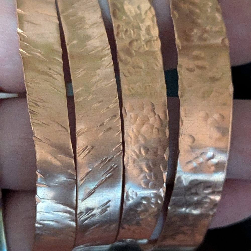 Copper bracelets - Picture 2 of 2